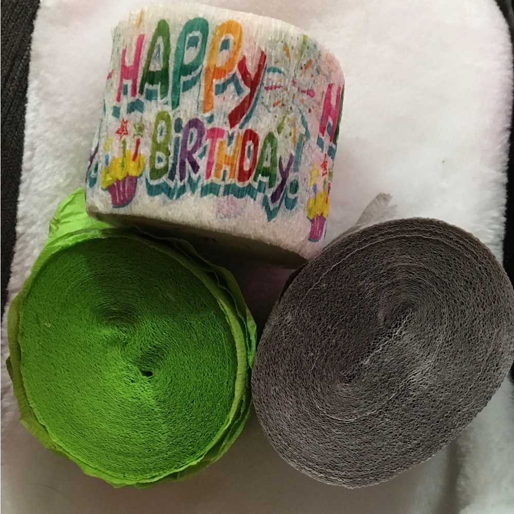 Colorful Happy Birthday Streamer Set